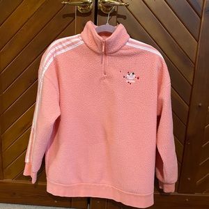 Women’s Adidas Sherpa Half-Zip Sweatshirt